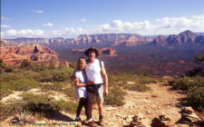 Hikers in Sedona's Red Rock Country
